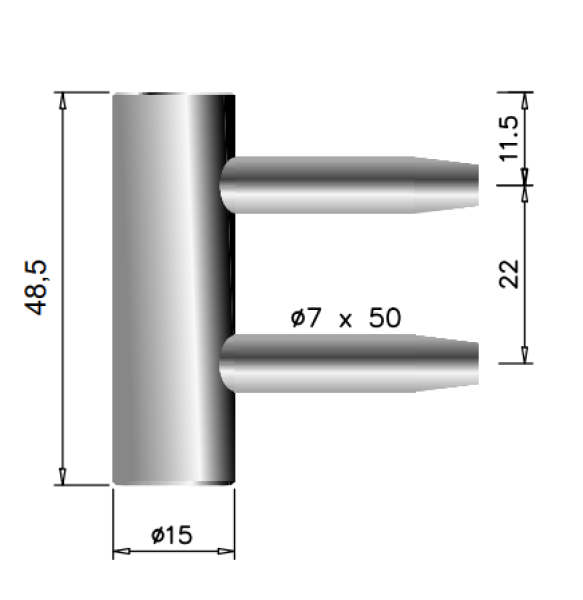 Standard Holzzargenaufnahme
